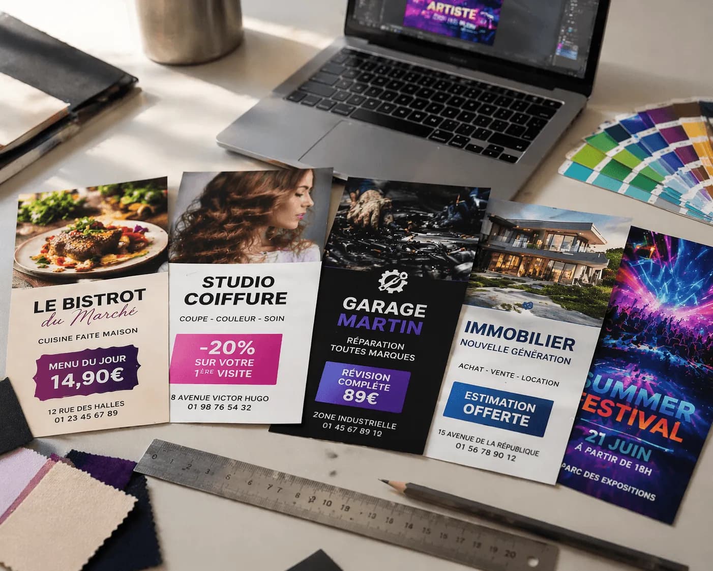 Flyers publicitaires percutants
